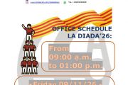 OFFICE SCHEDULE - LA DIADA'26