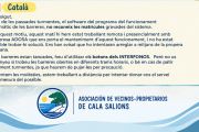 Problemes tècnics - Barreres de la Cala